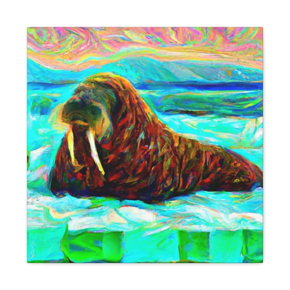 Walrus of Post-Impressionism - Canvas