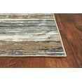 thumbnail image 4 of 7' x 11'  Viscose Ivory or Blue Area Rug, 4 of 5
