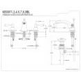 thumbnail image 2 of Kingston Brass KB3975BL 8 in. Widespread Bathroom Faucet, Oil Rubbed Bronze, 2 of 2