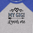 thumbnail image 4 of Inktastic My Gigi Loves Me Boys or Girls Baby Bodysuit, 4 of 5
