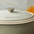 thumbnail image 4 of BergHOFF Neo Cast Iron 8qt. Oval Dutch Oven 13" with Lid, Meringue, 4 of 7