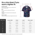 thumbnail image 3 of Picia Cute Line Fish Men's Linen Shirts Short Sleeve Cuban Beach Shirts Casual Shirts Button Down Shirt for Men Beach Summer Wedding Shirt-Medium, 3 of 7