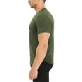thumbnail image 2 of BROKIG Mens BOLD Gym Workout Shirt, Casual-Fit Lightweight Muscle T-Shirts for Men (Large, Green), 2 of 8