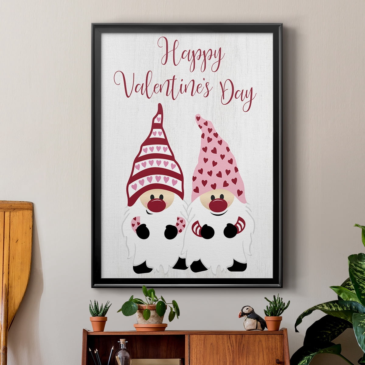 Valentines Gnomes Premium Classic Framed Print - Ready to Hang