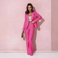 thumbnail image 4 of Traje vendedor caliente del traje de las mujeres de negocios del traje del traje de doble botonadura del traje de negocios de las señoras, 4 of 5