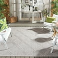 thumbnail image 2 of SAFAVIEH Global Michael Diamond Indoor/Outdoor Area Rug, Grey/Light Grey, 11' x 15', 2 of 9