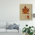thumbnail image 3 of Trademark Fine Art 'Autumn Leaf I' Canvas Art by Sandy Lloyd, 3 of 4