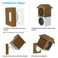 thumbnail image 4 of Protective Silicone Cover Compatible with Wyze Cam Outdoor Camera Silicone Skins Roof Shape Weather Resistant Full Protection, 4 of 7