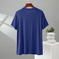 thumbnail image 5 of Kalauyu T-Shirts d'Entraînement pour Hommes Dry Fit Athlétiques à Manches Courtes T-Shirts Col Rond Modal Coton Évacuation de l'Humidité Gym Course Performance T-Shirt, 5 of 5
