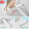 thumbnail image 7 of XIRQI Toilet Locks Baby Proof,Ideal Baby Proof Toilet Seat Lock with Adhesive,Toddler Safety Toilet Lock for Most Toilet Lid,White, 7 of 7