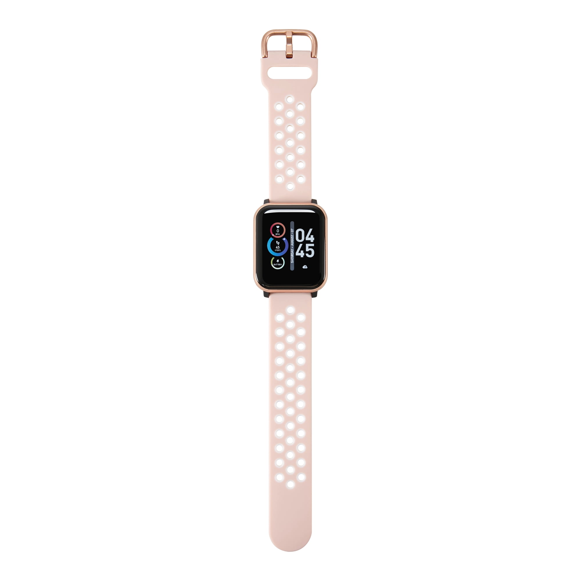 Itech Fusion 2S Unisex Adult Smartwatch w/ Multi-Sport, Pink Perforated