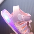 thumbnail image 6 of Duqingm Sandals for Girls Toddler Classic Fisherman Sandals Girls Closed Toe Water Pool Beach Sandal Naturally Splay Pink,5.5, 6 of 7
