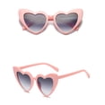 thumbnail image 2 of Only Moment Sunglasses Women Retro Fashion Heart-shaped Shades Sunglasses Integrated UV Glasses, 2 of 2