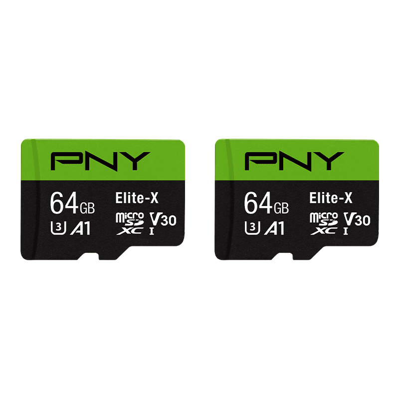 PNY 128GB Elite-X Class 10 U3 V30 microSDXC Flash Memory Card Water Proof 