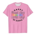 thumbnail image 3 of TSADFHJI Fall Clothing Girl Shirts Size 14-16 Preppy Girl Shirts Size 7-8 Tie Dye Fall Kid Back to School Season Cute Graphic Print Round Neck Short Sleeve Tee Summer Casual T Shirt Tops 12-13 Years, 3 of 4