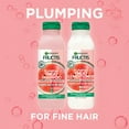 thumbnail image 5 of Garnier Fructis Plumping and Nourishing Conditioner with Watermelon Extract for Fine Hair 11.8 fl oz, 5 of 16