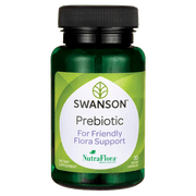 Swanson Prebiotic for Friendly Flora Support 375 mg 30 Veg Caps