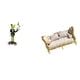 thumbnail image 1 of Escultura De Camarero De Rana Con Sofá En Miniatura, Figura Creativa De Animal Y Muebles De Casa De Muñecas Para Decoración Y Regalos únicos Del Hogar., 1 of 8