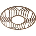 thumbnail image 2 of 24"OD x 8 3/4"ID x 3/8"T Empire Wood Fretwork Pierced Ceiling Medallion, Walnut, 2 of 3