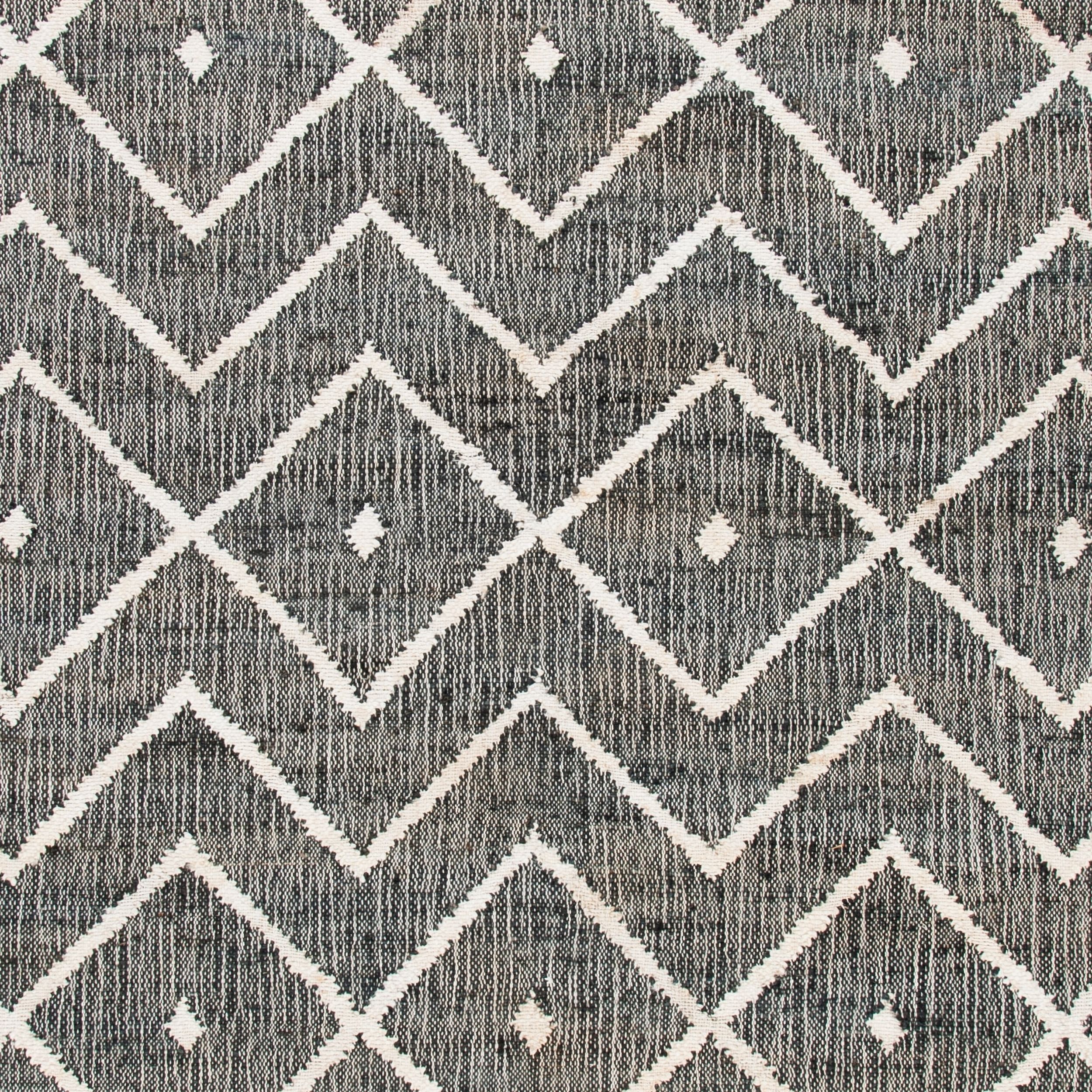 SAFAVIEH Kilim Wesley Geometric Area Rug, Charcoal/Natural, 8' x 10'