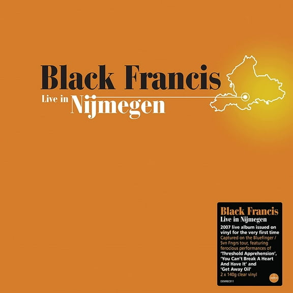Black Francis - Live In Nijmegen [140-Gram Clear Vinyl] - Music & Performance