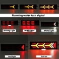 thumbnail image 4 of Riwesomey 2 pack/lote 2 uds LR LED luces traseras luces de advertencia luz trasera luz trasera duradera Bombillas para automóviles, 4 of 6