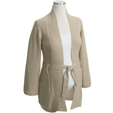Maternity Belted Sweater Coat