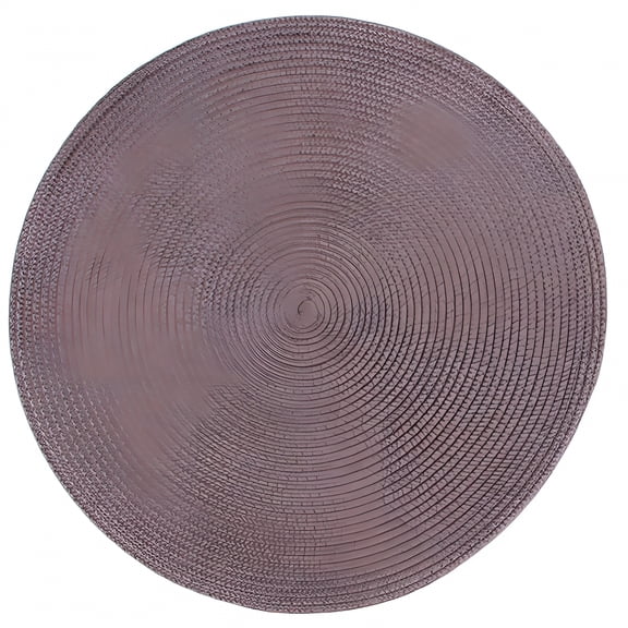 ACDANC Woven Table Placemats 15"es Round Set of 4 Non Slip Dining&Kitchen Table Mats Placemat x 4