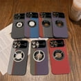thumbnail image 2 of Carbon Fiber Patten Magnetic Case for iPhone 14 13 12 11 Pro Max [Compatible with Magsafe ] [Camera Cover with Lens Protector ] Logo View Matte Thin Slim Hard Cases (Red,for iPhone 11 Pro Max), 2 of 11