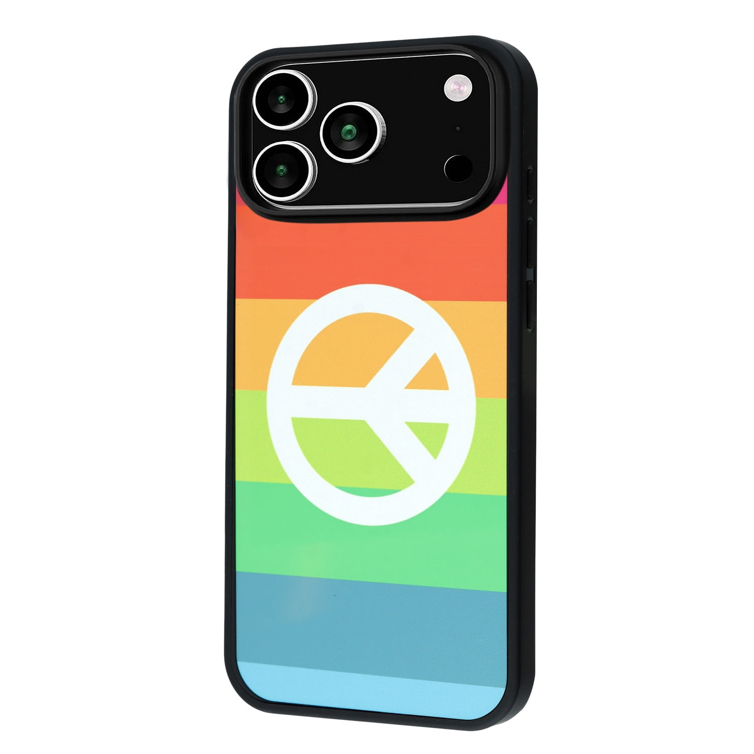 Scratch Resistant Aluminum Plate Case for iPhone 17 Pro - Peace