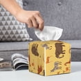 thumbnail image 6 of Tissue Cute Animals Box Cover Holder, Square by Xecao - Leather Decorative Organizer for Tabletop, Bathroom, Car, Office, 6 of 8