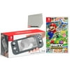 Nintendo Switch Lite 32GB Handheld Video Game Console in Gray with Mario Party Superstars Game Bundle