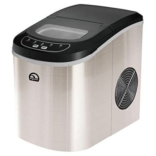 Igloo Portable Countertop Ice Maker ICE102 Stainless Steel