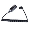 thumbnail image 2 of Gwong Electrónica D-Tap Splitter Cable PLUGE PLAY SAFE COMPACT COMPACT HOME HOMBRE a 4 mujeres para la fotografía, 2 of 6