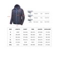 thumbnail image 4 of Little Donkey Andy Men's Waterproof Rain Jacket, Lightweight Windproof Outdoor Shell with Hood for Hiking Travel Golf Type A Rain Navy Blue M, 4 of 7
