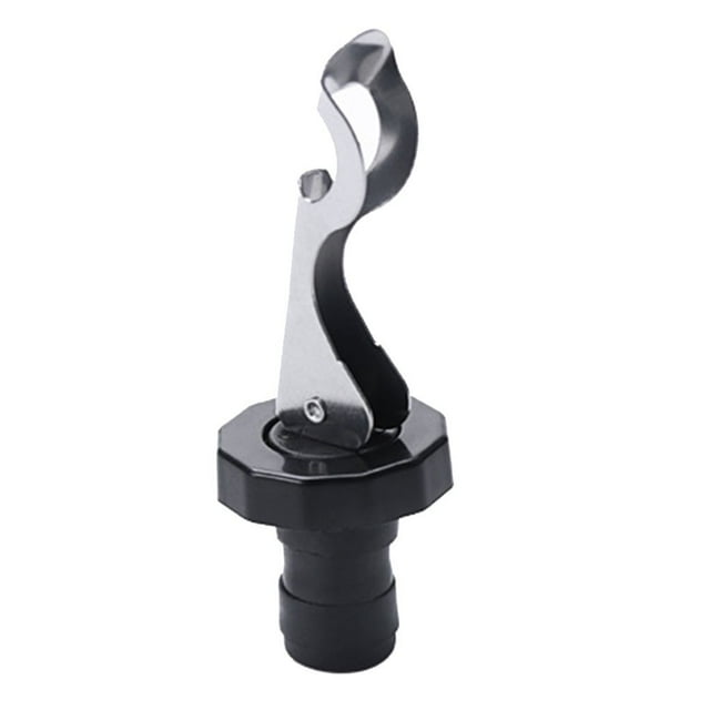 Billuyoard Tapón de botella de vino de silicona inoxidable, tapón de vacío de presión Manual para cerveza y vino Barra de herramientas
