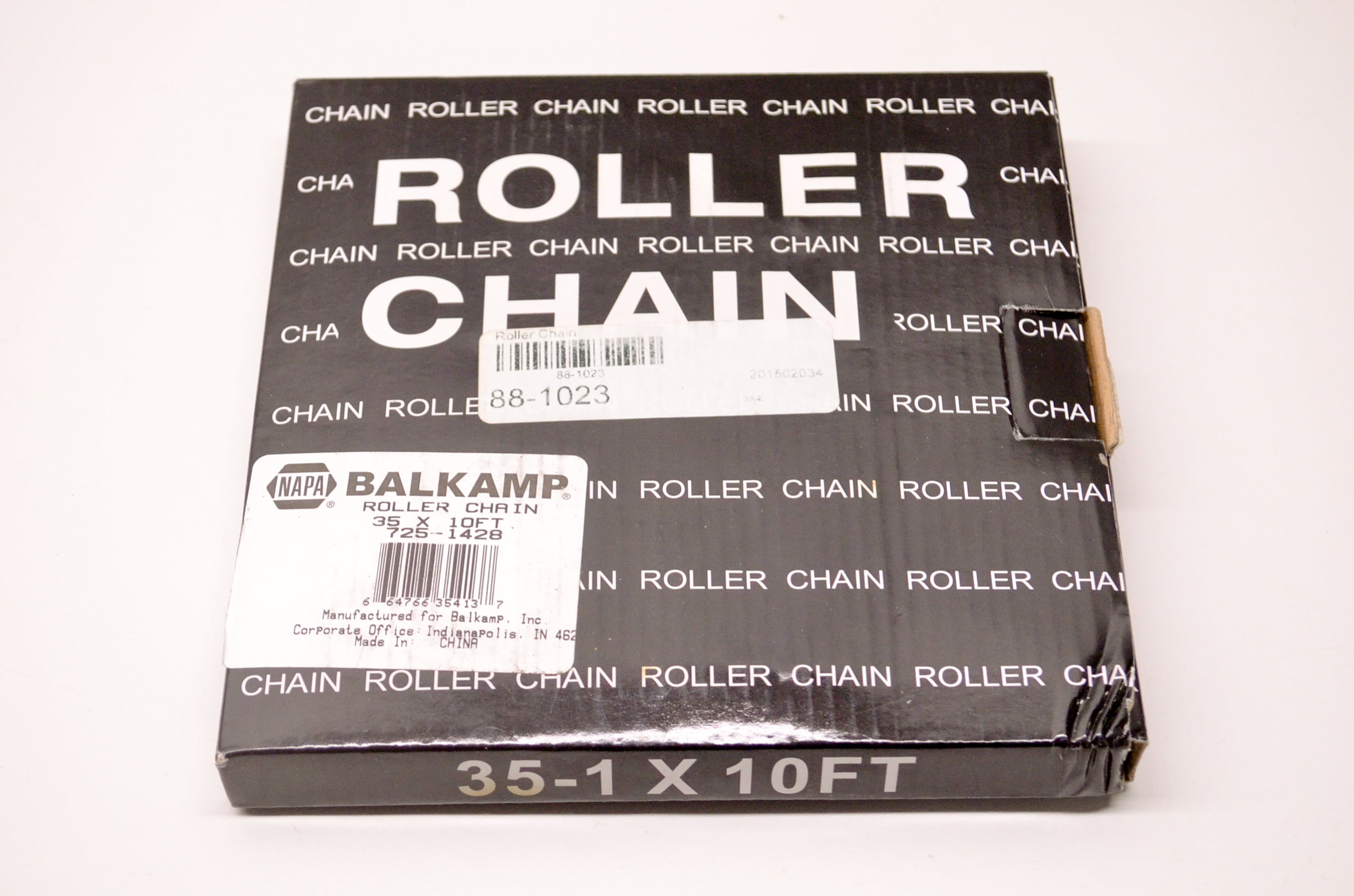 Roller 100x10 Part # BK 7251436   664766354212 NAPA BALKAMP ROLLER CHAIN