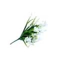 thumbnail image 1 of Ounissouiy Ramo de flores artificiales de múltiples cabezas, resistente al hogar, fiesta al aire libre para jardín, boda, vacaciones, flores Type4 NO4, 1 of 6