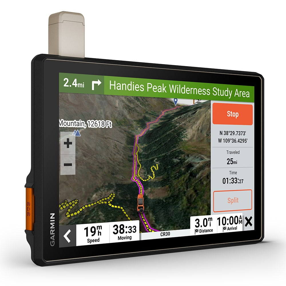 Garmin Tread XL Overland Off-Road Navigator Bundle with PlayBetter 5000mAh Portable Charger - 10-Inch Rugged Powersport GPS for UTV & ATV Trail
