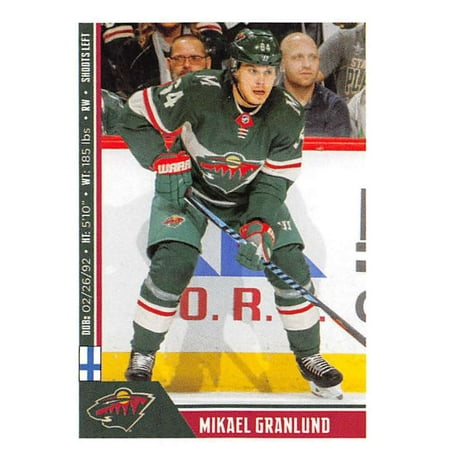 Minnesota Wild Nhl Card - 2018-19 Panini NHL Stickers #405 Mikael Granlund Minnesota Wild Hockey Card