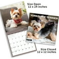 thumbnail image 3 of 2025-2026 Wall Calendar,Yorkshire Terrier Wall Calendar, 12" x 24" Open,Family Planner Calendar Organizer with Yorkshire Images, for Dogs Lovers, 3 of 6