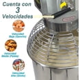 thumbnail image 3 of Batidora Pedestal Industrial 10lt Rhino BATI-10 Plata 127V Rhino BATI-10, 3 of 6