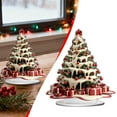 thumbnail image 2 of AUDeals ‌Christmas Tabletop Decorations Festive Holiday Home Accents Acrylic Tree Ornaments Seasonal Decorative Pieces Merry Christmas Themed Display Items‌, 2 of 8