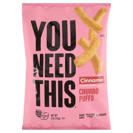 From the Ground Up You Need This Cinnamon Churro Puffs, 4 oz Bag