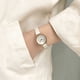 thumbnail image 5 of Reloj estilo universitario chic retro simple elegante para mujer impermeable pequeño y exquisito regalo para niña, 5 of 5