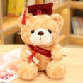 thumbnail image 1 of Muñeco de peluche de oso con sombrero de doctor Muñeco de oso de doctor para graduación Regalo conmemorativo de la temporada de graduación, 1 of 6