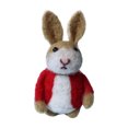 thumbnail image 1 of Penkiiy Wool Felted Bunny Easter Decorations, Handmade Wool Felt Bunny Ornaments Easter Rabbit Ornament Cute Handcraft Felted for Spring Easter Decor Gifts, 1 of 6
