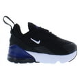 thumbnail image 2 of Nike Air Max 270 Infant/Toddler Shoes Size 4, Color: Black/Blue, 2 of 5