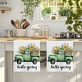 thumbnail image 4 of Hello Spring Kitchen Towels Set of 1, Easter Flowers Green Car Vintage Floral Absorbent Dish Towels for Kitchen, Microfiber Hand Towel, Quick Drying Tea Towel for Cleaning Decorative Dishcloths, 4 of 7