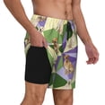 thumbnail image 2 of Kdxio Labrador Retriever Dog Print Men's Swim Trunks with Compression Liner 7 Inch Inseam Quick Dry Swim Shorts, 2 of 7